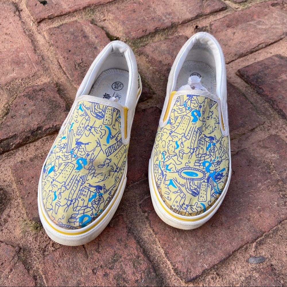 Yellow Slip-ons - Picture 4 of 4